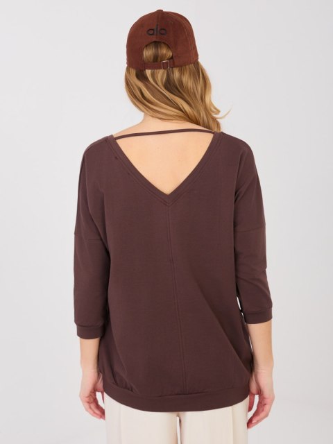 Bluzka-RV-BZ-A1192.71-ciemny brązowy