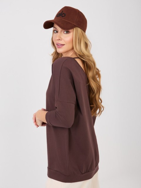 Bluzka-RV-BZ-A1192.71-ciemny brązowy