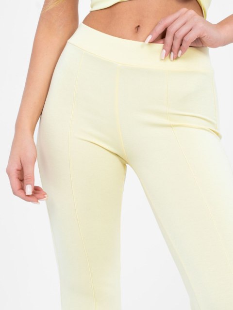 Spodnie dresowe-RV-DR-A1060.81-jasny żółty