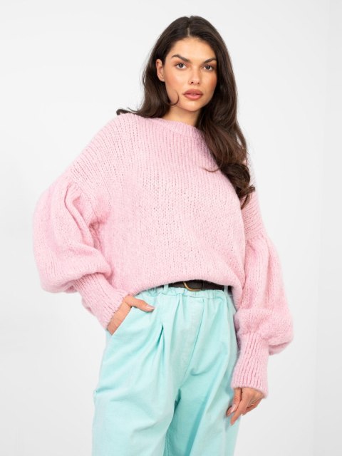 Sweter-MI-SW-0302.18-jasny różowy