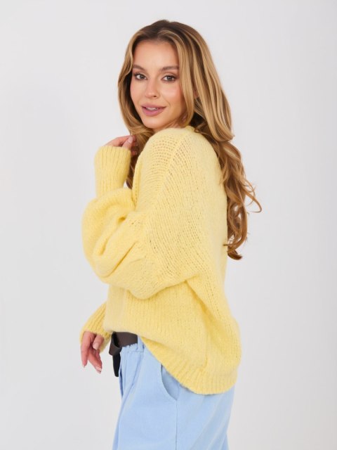 Sweter-MI-SW-0302.18-jasny żółty