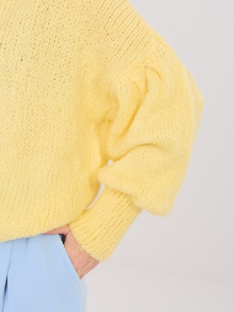 Sweter-MI-SW-0302.18-jasny żółty