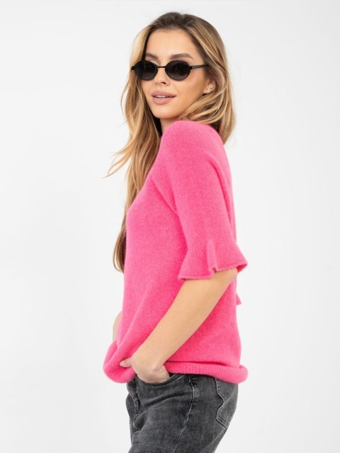 Sweter MI-SW-1901.66 ciemny różowy