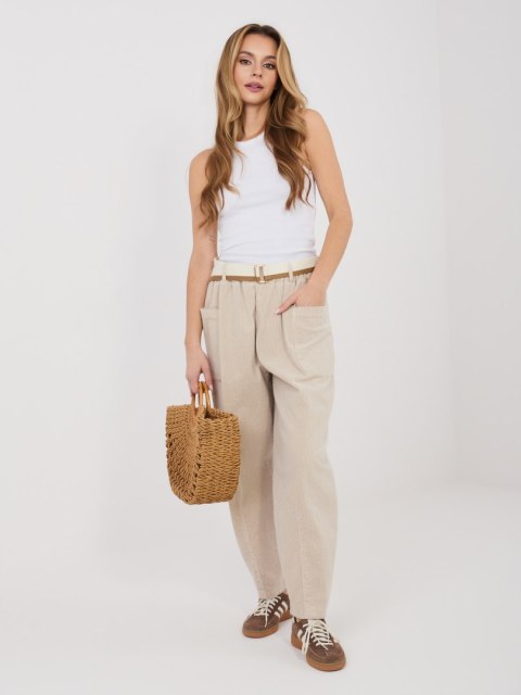 eleganckie spodnie sztruksowe damskie rue paris