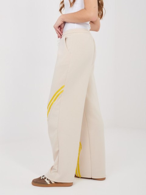 Spodnie dresowe-IT-DR-22168.66-beżowy