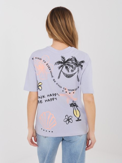 T-shirt-D12022AH02645AA-jasny fioletowy