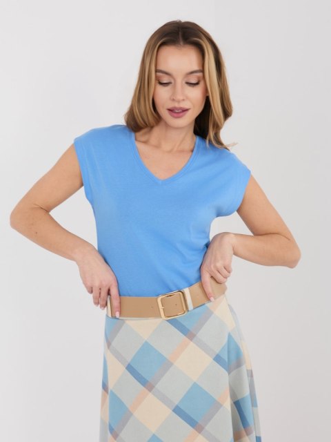 T-shirt-D12041AH02570C-niebieski