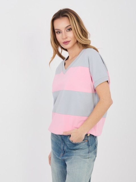 Bluzka-RV-BZ-A1214.89-szaro-różowy