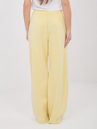 Spodnie dresowe-IT-DR-22168.66-jasny żółty