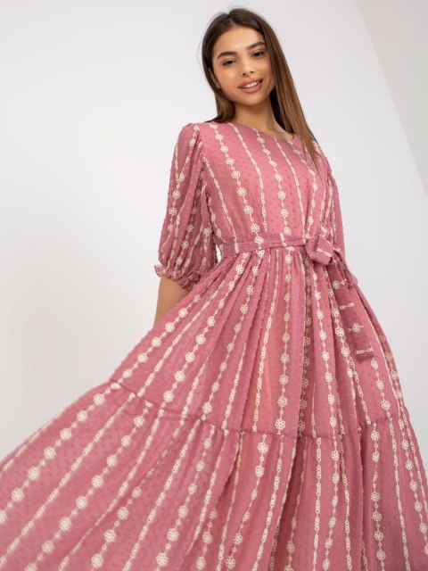 Sukienka-LK-SK-508963-1.38-ciemny różowy