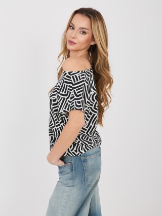 T-shirt-D12110M02646E-czarny