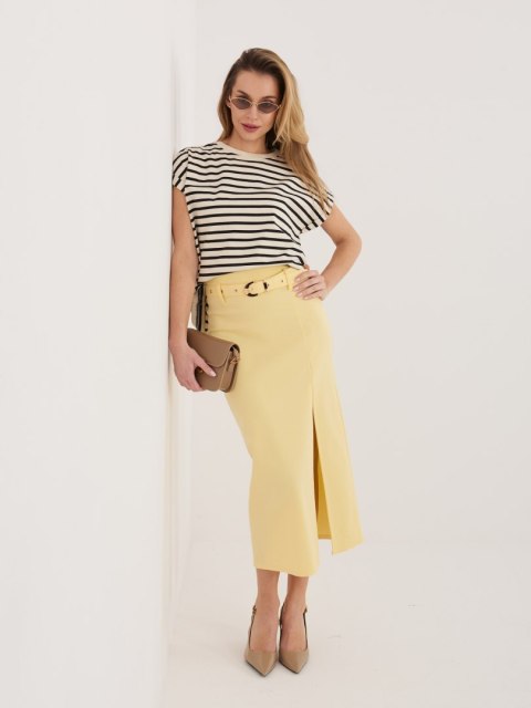Spódnica-IT-SD-FL7393-1.16-jasny żółty