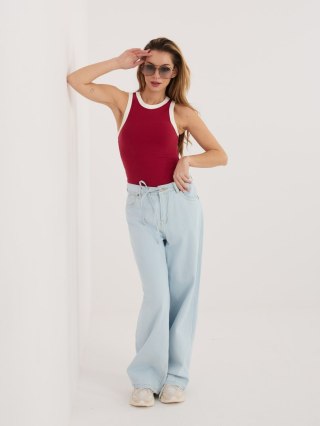 Spodnie-D80033BB62629L221-jasny niebieski