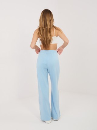 Jasnoniebieskie Spodnie Dresowe Damskie Lampasy RELEVANCE