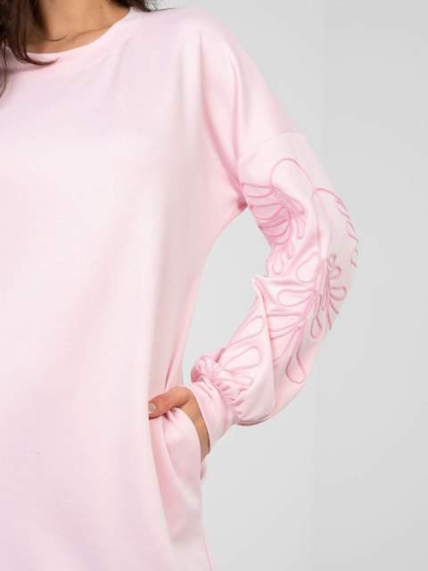 Sukienka-RV-SK-A1064.09-jasny różowy