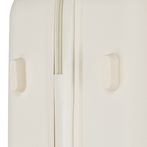 Zestaw walizek podróżnych z tworzywa ABS w beżowym kolorze - Peterson