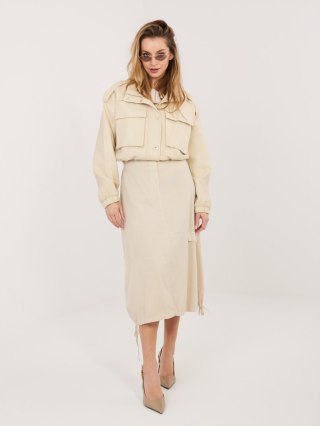 Spódnica-IT-SD-FL10158.94-beżowy