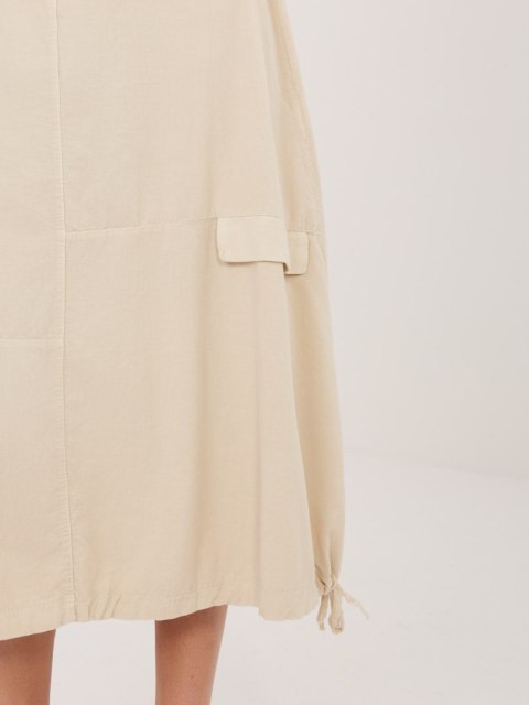 Spódnica-IT-SD-FL10158.94-beżowy