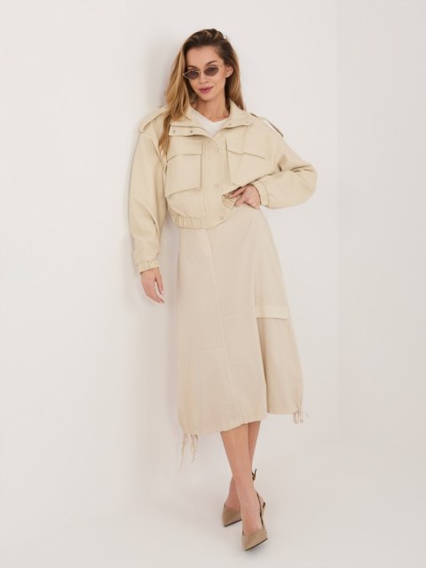 Spódnica-IT-SD-FL10158.94-beżowy