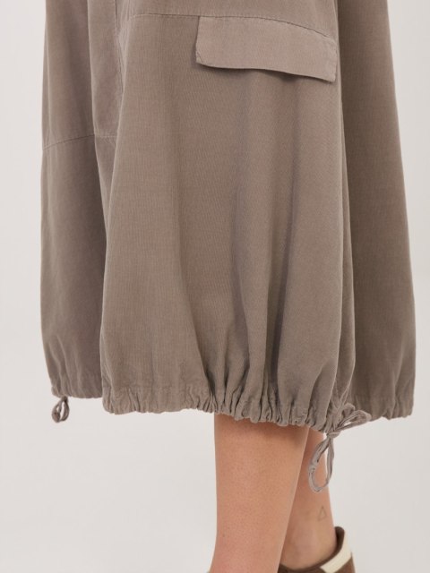 Spódnica-IT-SD-FL10158.94-ciemny bezowy