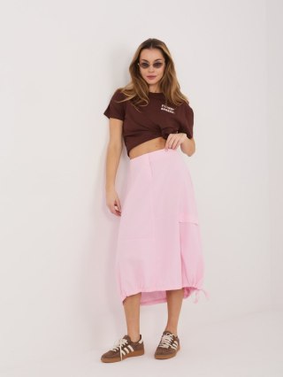 Spódnica-IT-SD-FL10158.94-jasny różowy