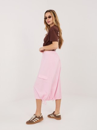 Spódnica-IT-SD-FL10158.94-jasny różowy