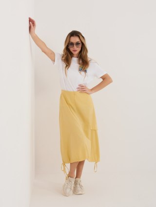 Spódnica-IT-SD-FL10158.94-jasny żółty