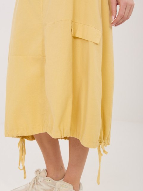 Spódnica-IT-SD-FL10158.94-jasny żółty