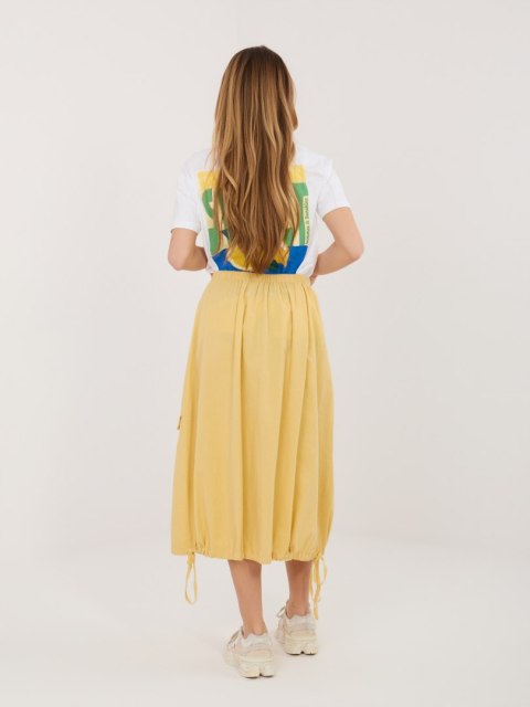 Spódnica-IT-SD-FL10158.94-jasny żółty