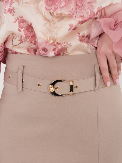 Spódnica-IT-SD-FL7393-1.16-ciemny bezowy