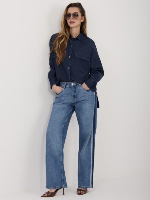 Spodnie-D85084BL62589M324-ciemny niebieski