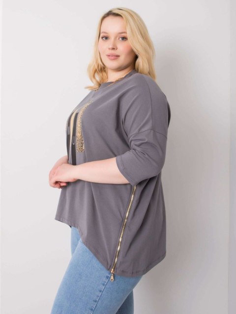 Bluzka-RV-BZ-6227.91-ciemny szary