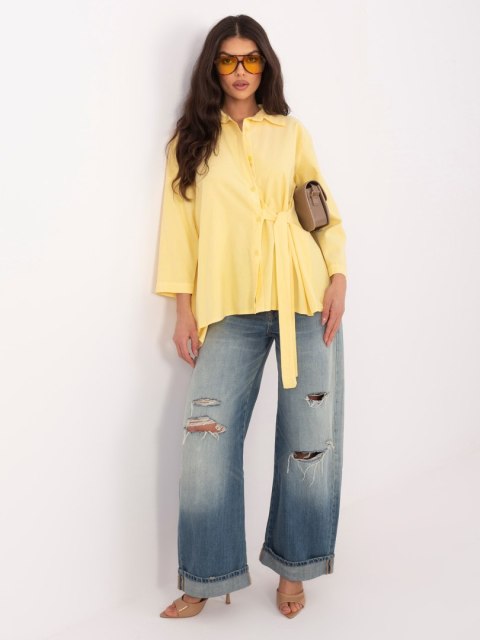 Koszula-IT-KS-FL10188.27-jasny żółty