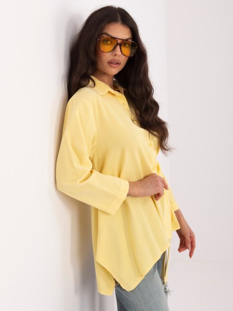 Koszula-IT-KS-FL10188.27-jasny żółty