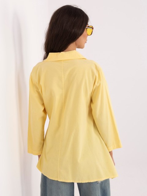 Koszula-IT-KS-FL10188.27-jasny żółty