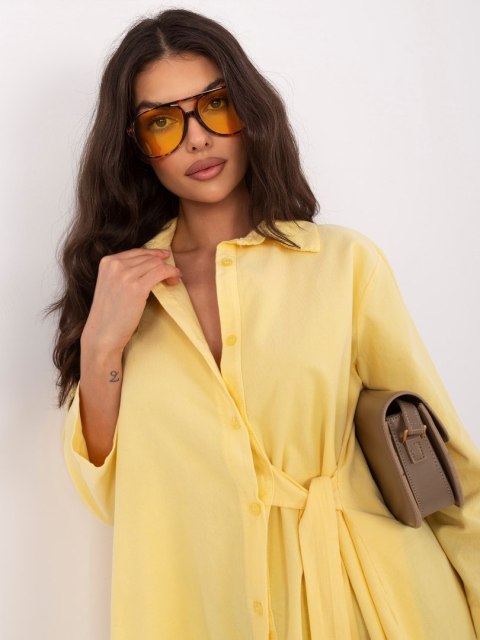 Koszula-IT-KS-FL10188.27-jasny żółty