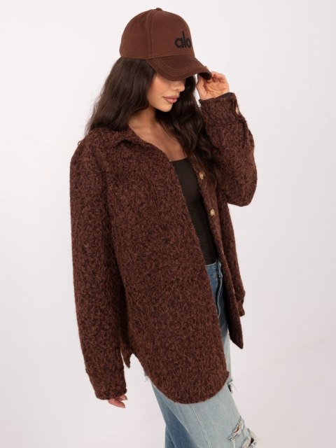 Kurtka-IT-KR-22292.00-ciemny brązowy