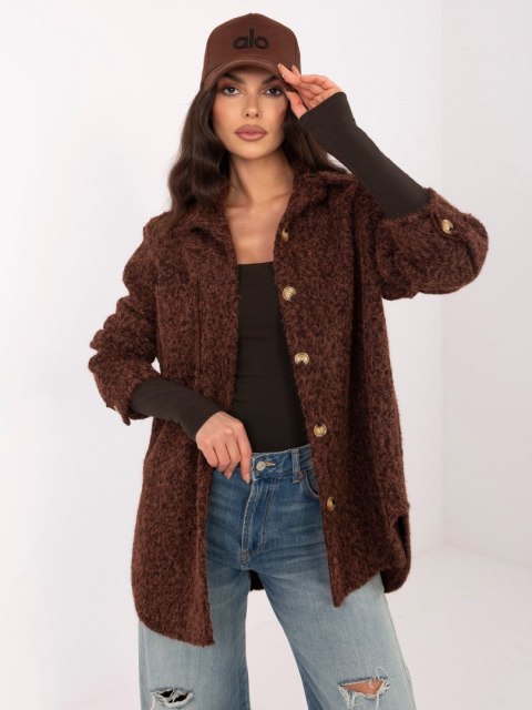 Kurtka-IT-KR-22292.00-ciemny brązowy