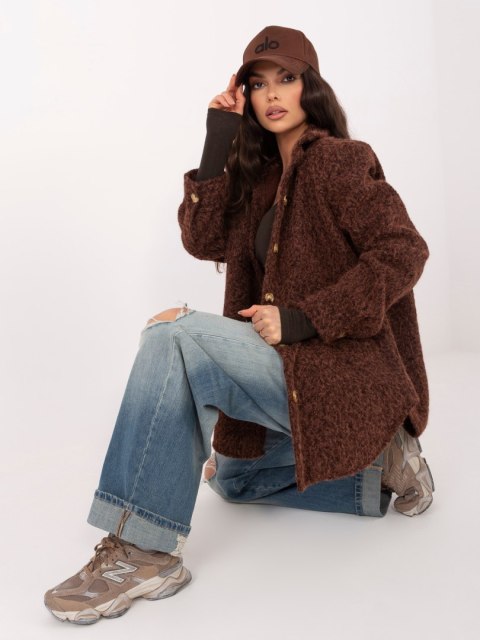 Kurtka-IT-KR-22292.00-ciemny brązowy