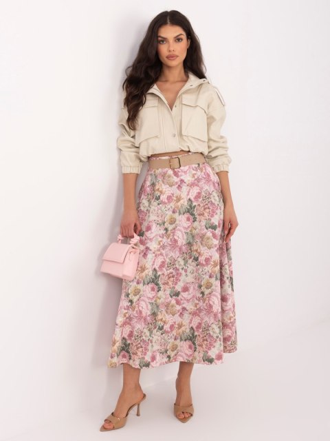 Spódnica-IT-SD-FL9850-1.28-ciemny różowy