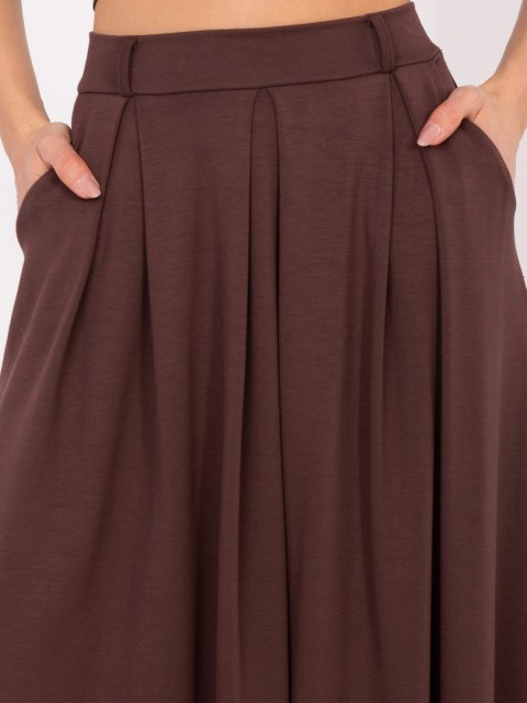 Spódnica-RV-SD-A1240.22P-ciemny brązowy