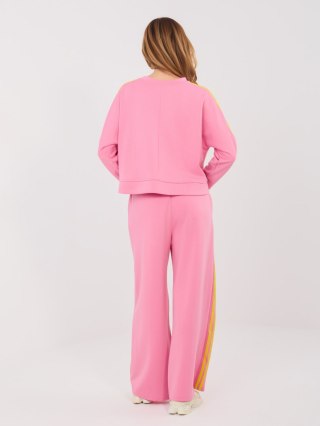 Spodnie dresowe-IT-DR-21772.91-ciemny różowy