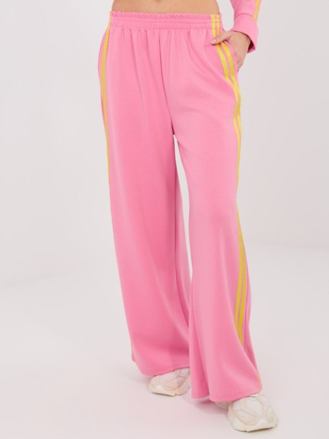 Spodnie dresowe-IT-DR-21772.91-ciemny różowy