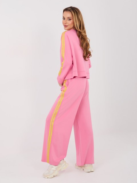 Spodnie dresowe-IT-DR-21772.91-ciemny różowy