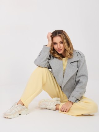 Spodnie dresowe-IT-DR-22210.87-jasny żółty