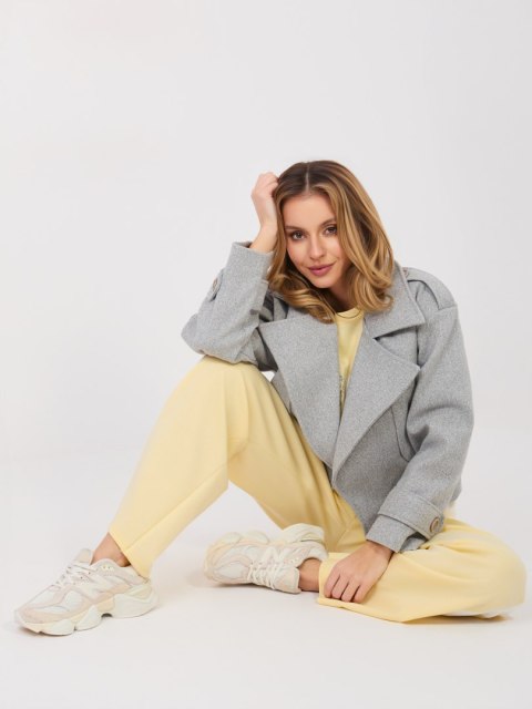 Spodnie dresowe-IT-DR-22210.87-jasny żółty