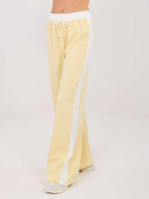 Spodnie dresowe-IT-DR-22210.87-jasny żółty