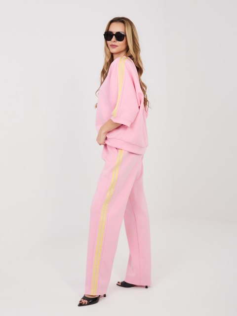 Spodnie dresowe-IT-DR-22215.89-różowy