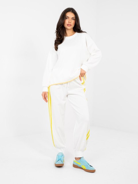 Spodnie dresowe-IT-DR-22216.95-ecru