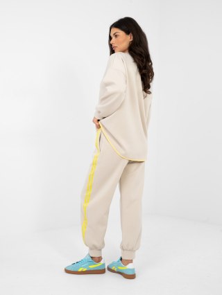 Spodnie dresowe-IT-DR-22216.95-jasny beżowy